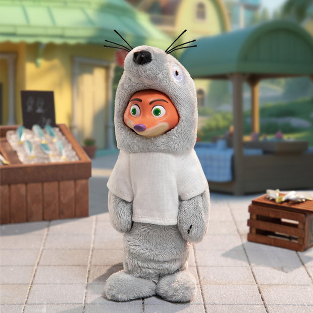 Disney Zootopia "Crazy Disguise" Series Blind Box - Nick & Judy Mystery Figure