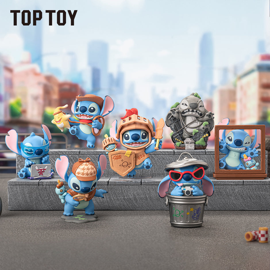 Disney Stitch City Adventure series Figures Blind Box