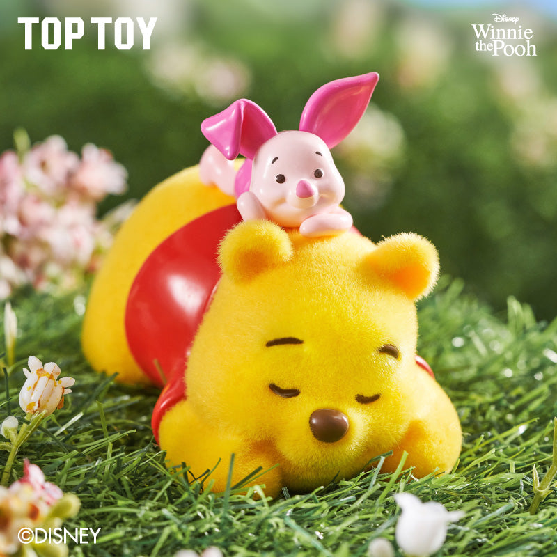 TopToyau | Disney Winnie the Pooh Happy Everyday Series Flocked Figure Blind Box