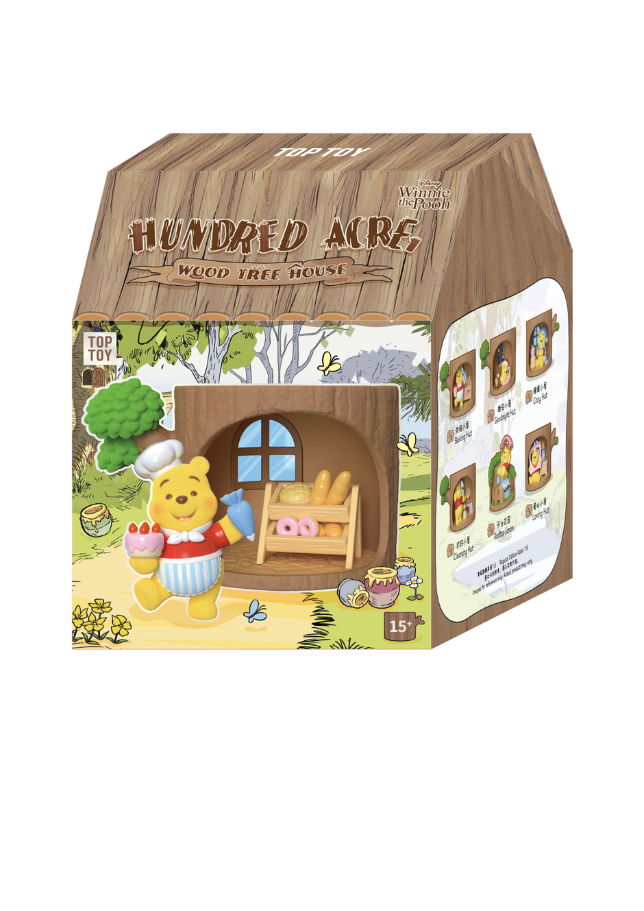 TOP TOY Disney Winnie the Pooh Hundred Acre Wood Tree House Series Blind Box - Mystery Art Toy Figure