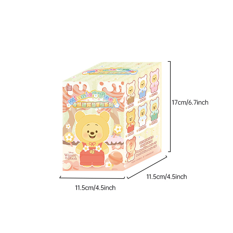 TOP TOY x Disney Pooh"New Journeys" Plush Keychain Blind Box - Mystery Bag Charm