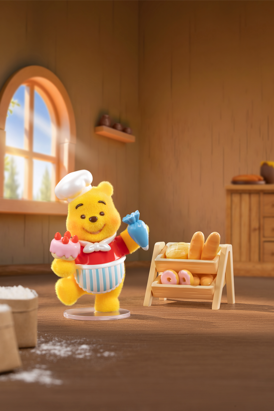 TOP TOY Disney Winnie the Pooh Hundred Acre Wood Tree House Series Blind Box - Mystery Art Toy Figure