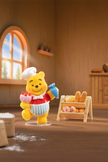 TOP TOY Disney Winnie the Pooh Hundred Acre Wood Tree House Series Blind Box - Mystery Art Toy Figure