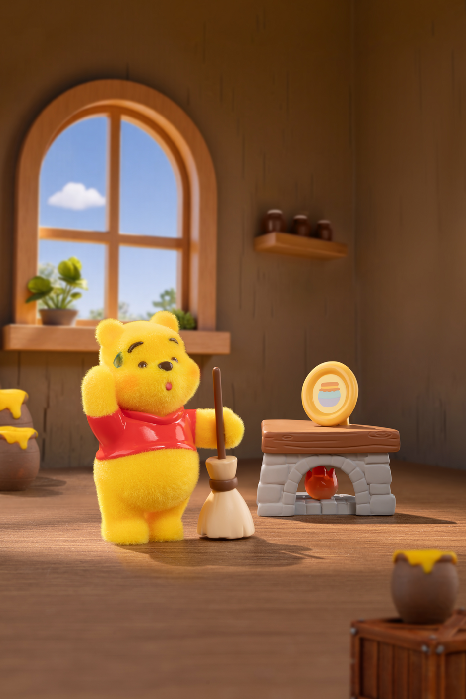 TOP TOY Disney Winnie the Pooh Hundred Acre Wood Tree House Series Blind Box - Mystery Art Toy Figure