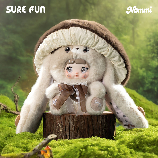 Nommi 400% "Mushroom Hat" Series Vinyl Plush Blind Box - Mystery Collectible Figure