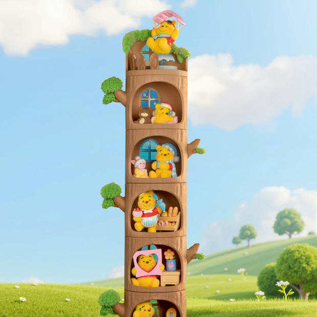 TOP TOY Disney Winnie the Pooh Hundred Acre Wood Tree House Series Blind Box - Mystery Art Toy Figure