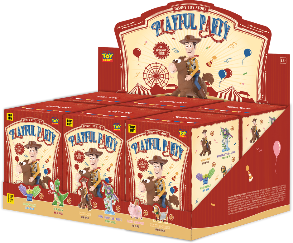 TOP TOY x Disney Pixar Toy Story: Playful Party Series Blind Box - Mystery Collectible Figure