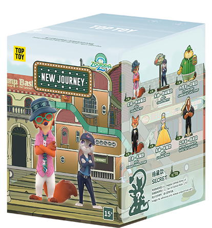 TOP TOY x Disney Zootopia "New Journey" Series Blind Box - Mystery Collectible Figure