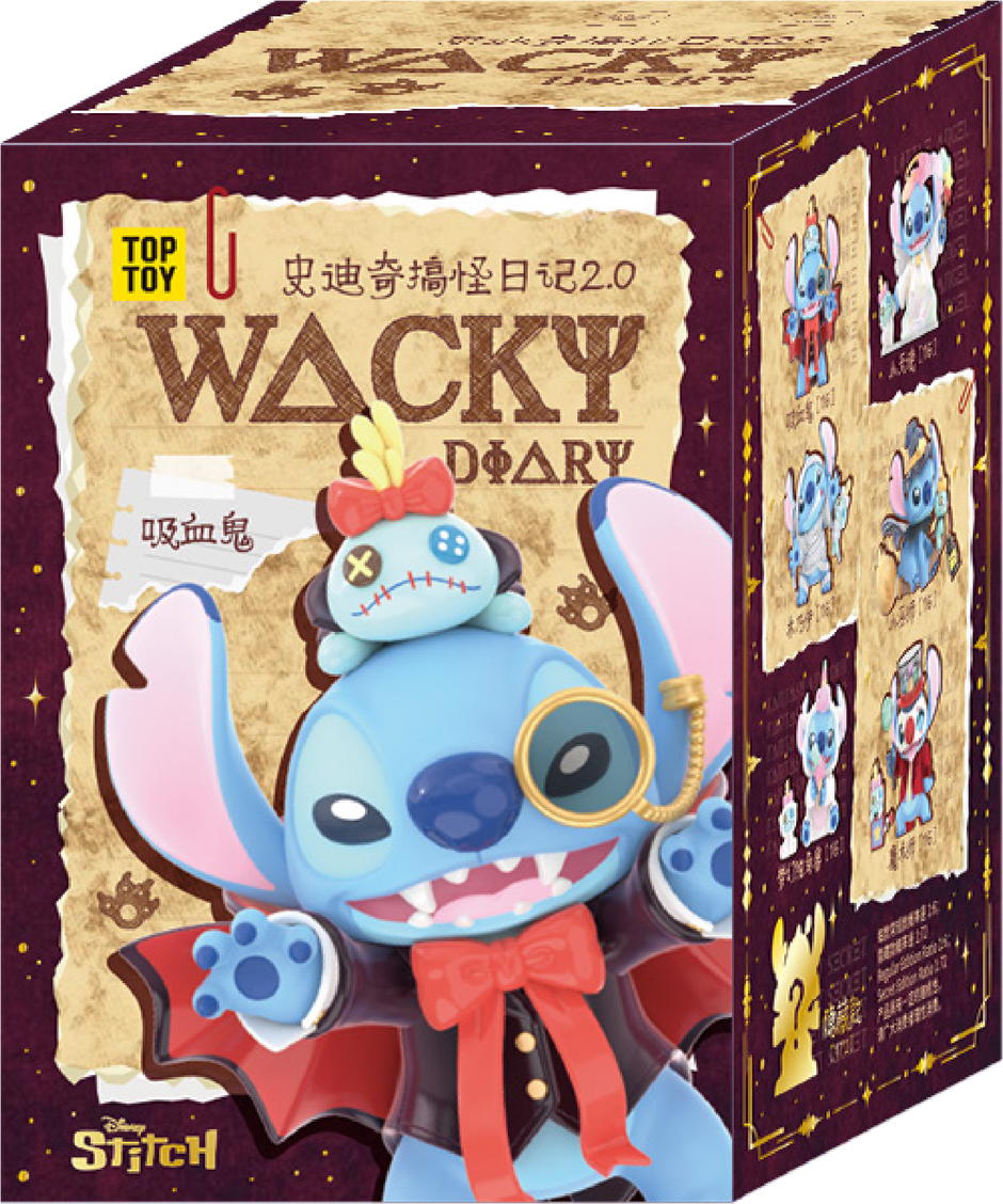 TOP TOY x Disney Stitch "Quirky Diary" Cosplay Series Blind Box - Mystery Figure