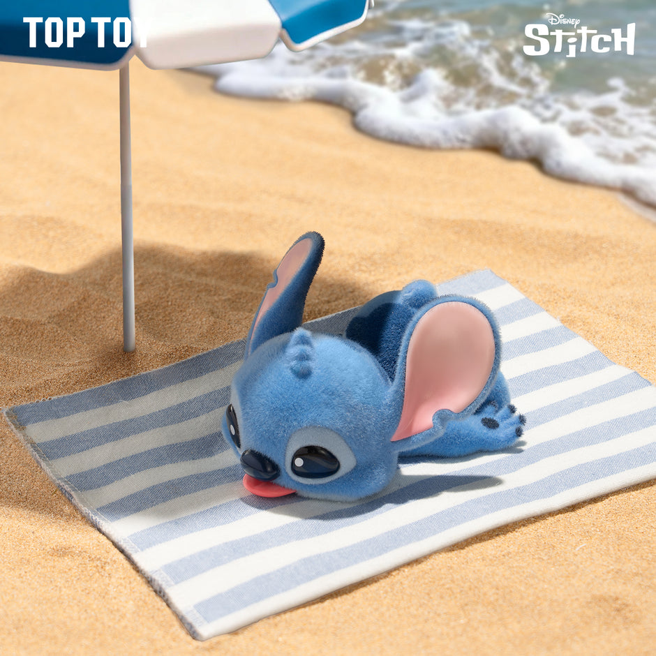 TopToyau | Disney Lilo & Stitch Energy Yoga Series Flocked Figure Blind Box