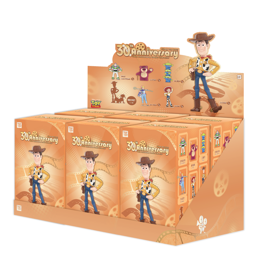 TOP TOY x Disney Pixar Toy Story: 30th Anniversary Classic Series Blind Box - Mystery Collectible Figure