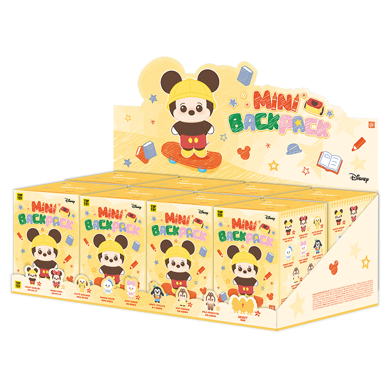 TopToyau | Disney Mickey & Friends Mini Backpack Vinyl Plush Charm Blind Box