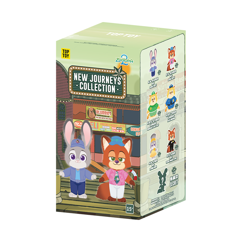 TOP TOY x Disney Zootopia 2 "Fluffy Cuties" Flocked Blind Box - Mystery Collectible Figure